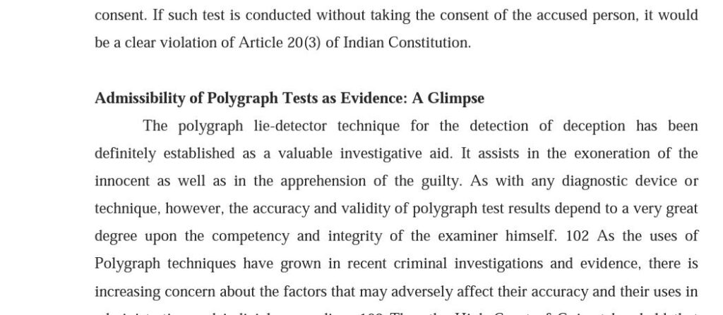 PDF - Polygraph Test - All Judgements - વકીલ સાહેબ